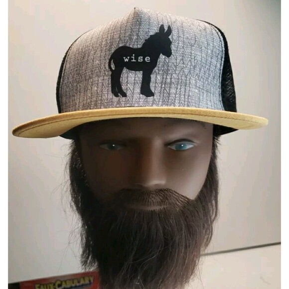 Prana  Wise A$$ Donkey Snapback Trucker Hat - Picture 5 of 11